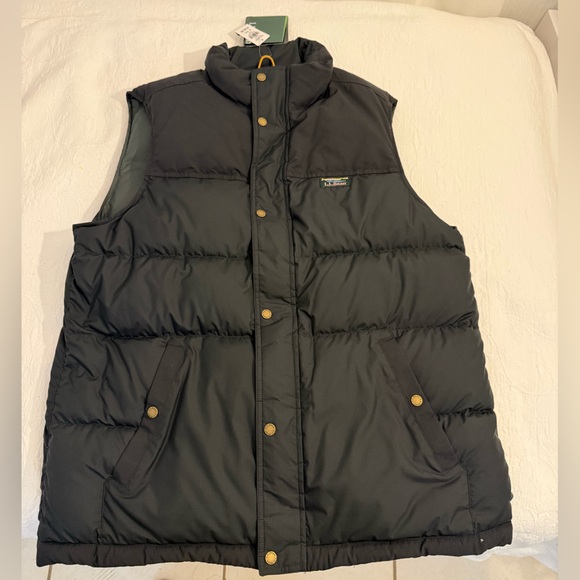 L.L. Bean Other - L.L. Bean Black DownTek Puffer Vest Water Repellent Down mountain classic